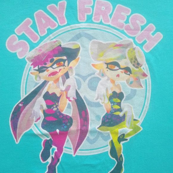 Splatoon Squid Sisters "Stay Fresh" T-shirt - Picture 1 of 5